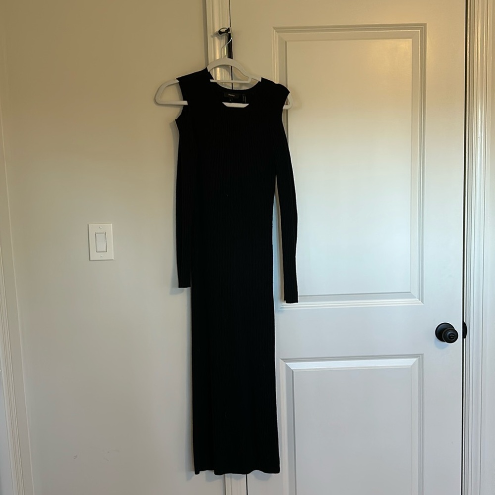 Theory Size S Open Shoulder Sweater Dress